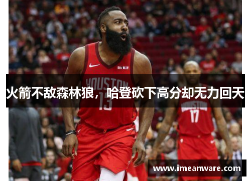 火箭不敌森林狼，哈登砍下高分却无力回天