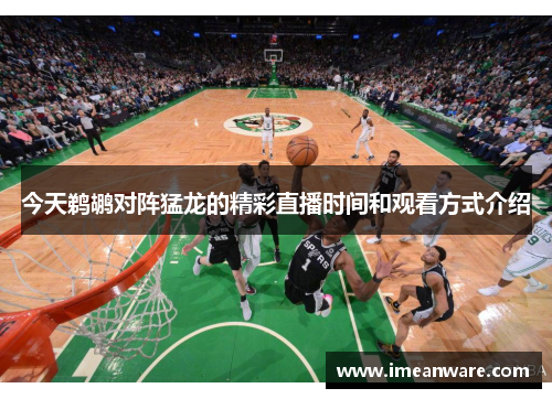 今天鹈鹕对阵猛龙的精彩直播时间和观看方式介绍